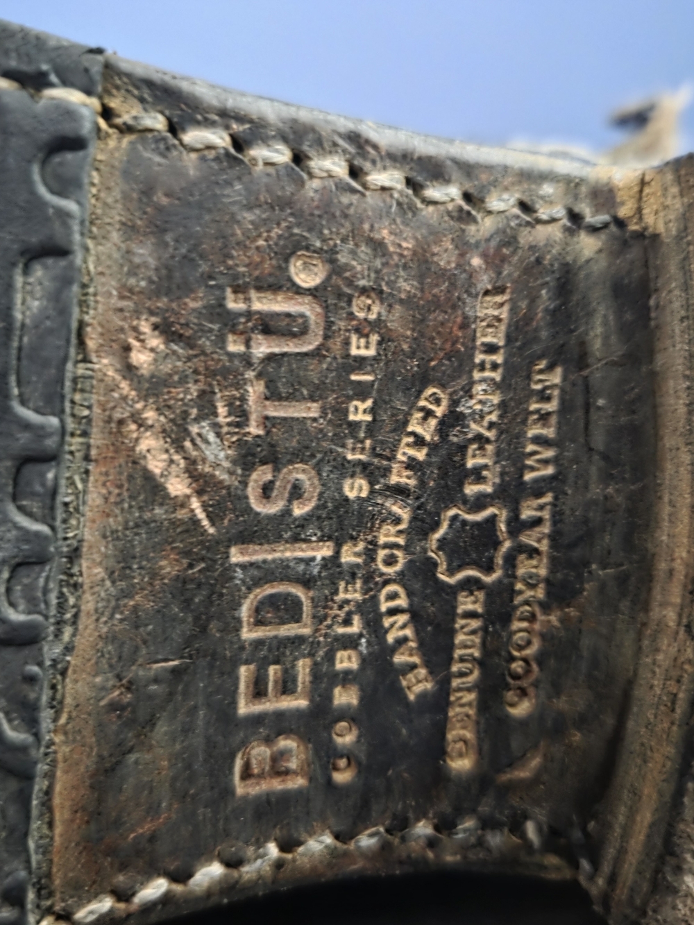 Brown Leather Motorcycle Boots with Side Zippers - Picture 3 of 10